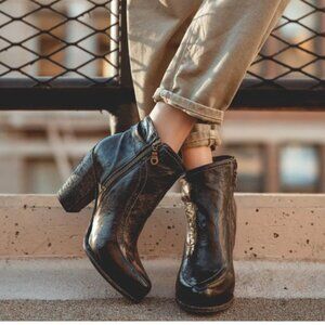 NEW BED/STU Made In Mexico Leather Isla Booties in tonic for women 725 8j4